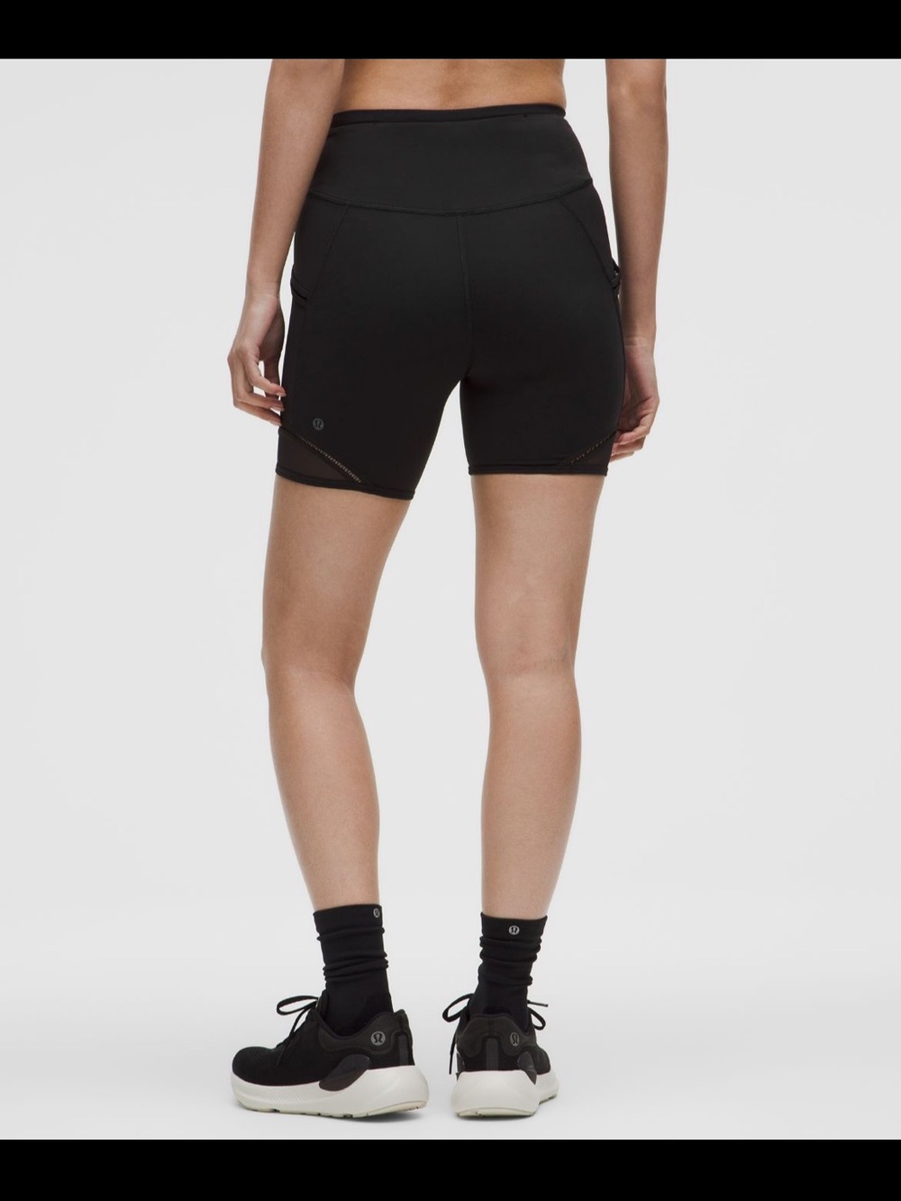 Lululemon X Peloton Fast and Free HR Short 6” Lace Trim